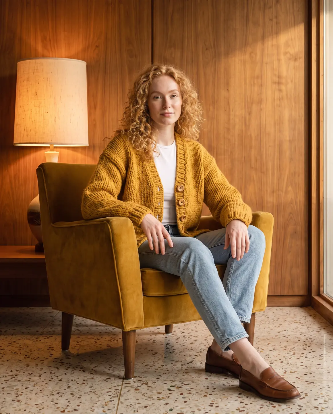 The hand-knit cardigan: another angle