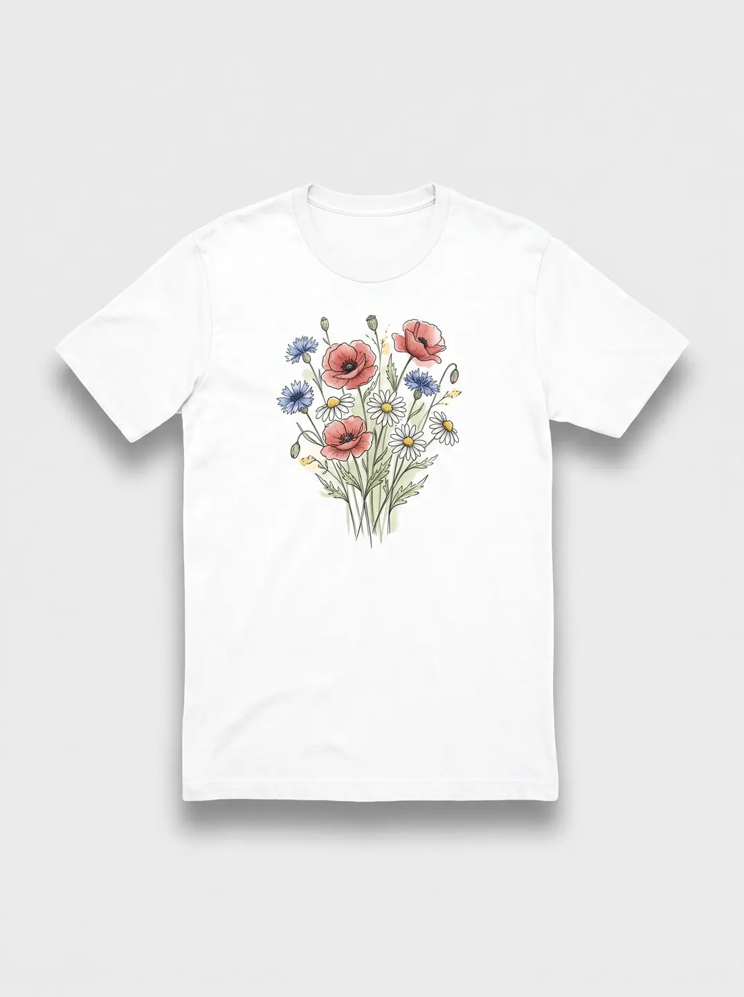 Source photo of the printed T-shirt